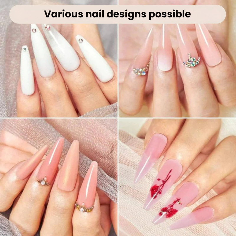 Glossy Gel Nail Set